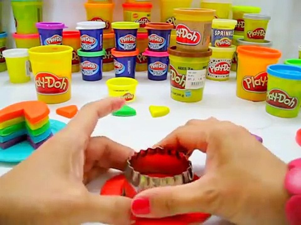 Pastel comida cómo cocina hacer jugar arco iris para Doh doh doh