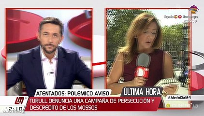 Turull se envuelve en el victimismo. Aviso polémico de la CIA a Mossos.