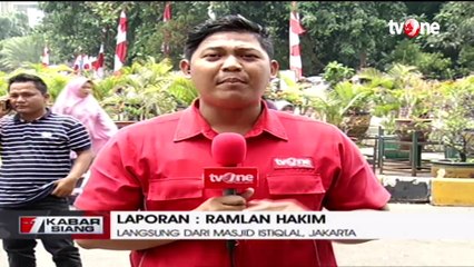 Wapres JK Sholat Ied dan Serahkan Hewan Kurban di Masjid Istiqlal