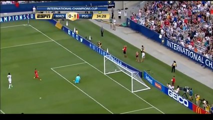 But de Thomas Meunier contre le Real Madrid (avec le PSG)