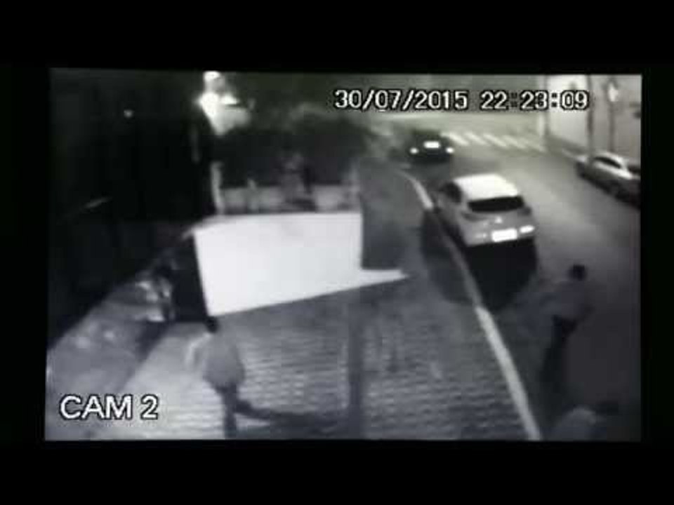 Câmeras de segurança mostram ataque a bomba no Instituto Lula