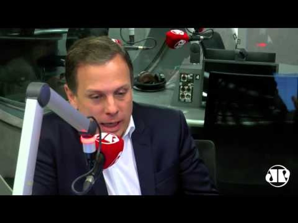 TV JP: João Dória comenta pedido de apoio da presidente Dilma / Jovem Pan