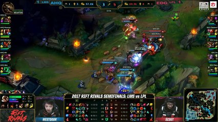 AHQ vs EDG EDG兩度雙龍合璧 夜夜小安驚天覺醒！G3 | 2017 LPL v.s LMS v.s LCK 亞洲對抗賽