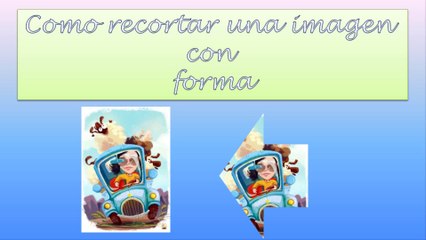 Como recortar una imagen con forma en PowerPoint