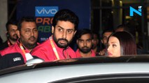 Aaradhya Bachchan accompanies mommy Aishwarya and daddy Abhishek to Pro Kabaddi league