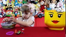 Huevos huevos huevos gigante cabeza Niños sorpresa gigante lego Lego cabeza unboxing con sorpresa