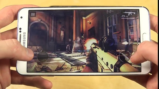 Modern Combat 5 Samsung Galaxy S8 vs. Samsung Galaxy Note 3 Gameplay Review