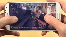 Modern Combat 5 Samsung Galaxy S8 vs. Samsung Galaxy S4 Gameplay Review