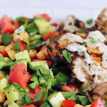 Tahini Marinated Grilled Chicken is not over... - Kevin Is Cooking