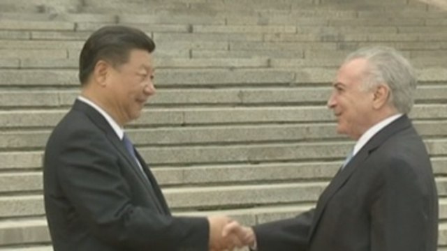 China tiende la mano a los planes económicos de Brasil en la visita de Temer