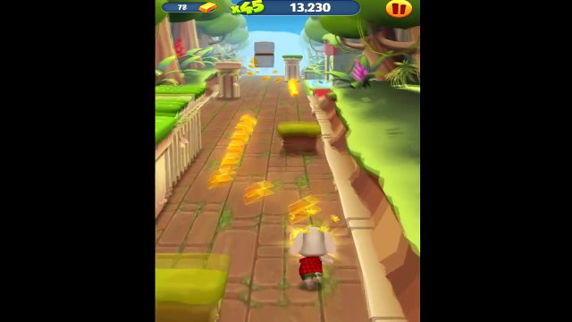 ★ ❤ ★ de dibujos animados sobre un gato de dibujos animados para ejecutar Angela oro sobre un gato de dibujos animados juego de dibujos animados, etc.