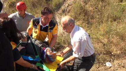 Çarpıştılar, takla attılar