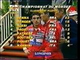 Gran Premio di Monaco 1990: Podio (Eurosport)