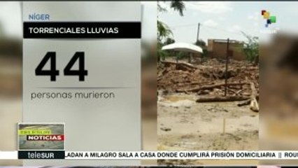 Fuertes lluvias dejan al menos 44 muertos en Níger
