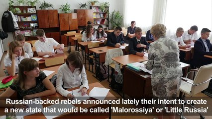 New school year starts in eastern Ukraine