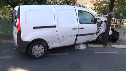 Beşiktaş'ta Sıkışmalı Kaza: 2 Yaralı