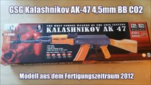 G.S.G. AK47 Kalashnikov CO2 4.5mm /.177 / Modell 2011/12 / 