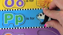 Aprender a B C alfabeto a B C rompecabezas libro divertido a B C alfabeto rompecabezas libro vídeo para preescolar Niños