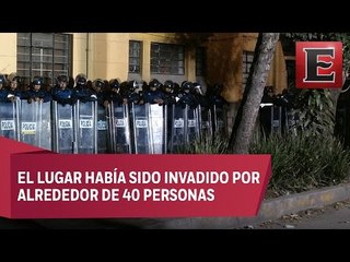 Recuperan inmueble en Circuito Interior ocupado por grupo autogestivo