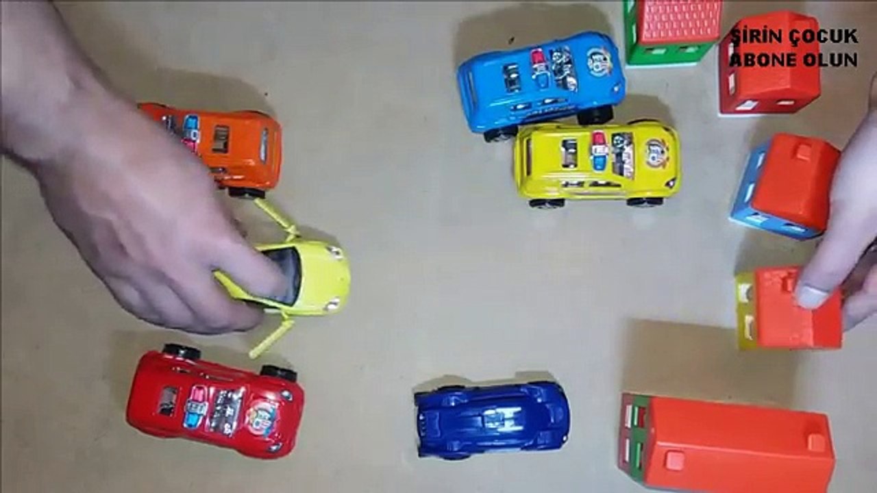 Turuncu Araba | Yeşil Araba | Sarı Araba | Kırmızı Araba | Mavi Araba | Çarpışan Oto