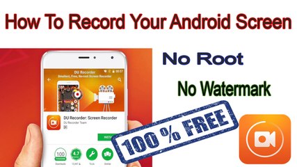 How To Record Your Android Screen || No Root || No Watermark in hindi