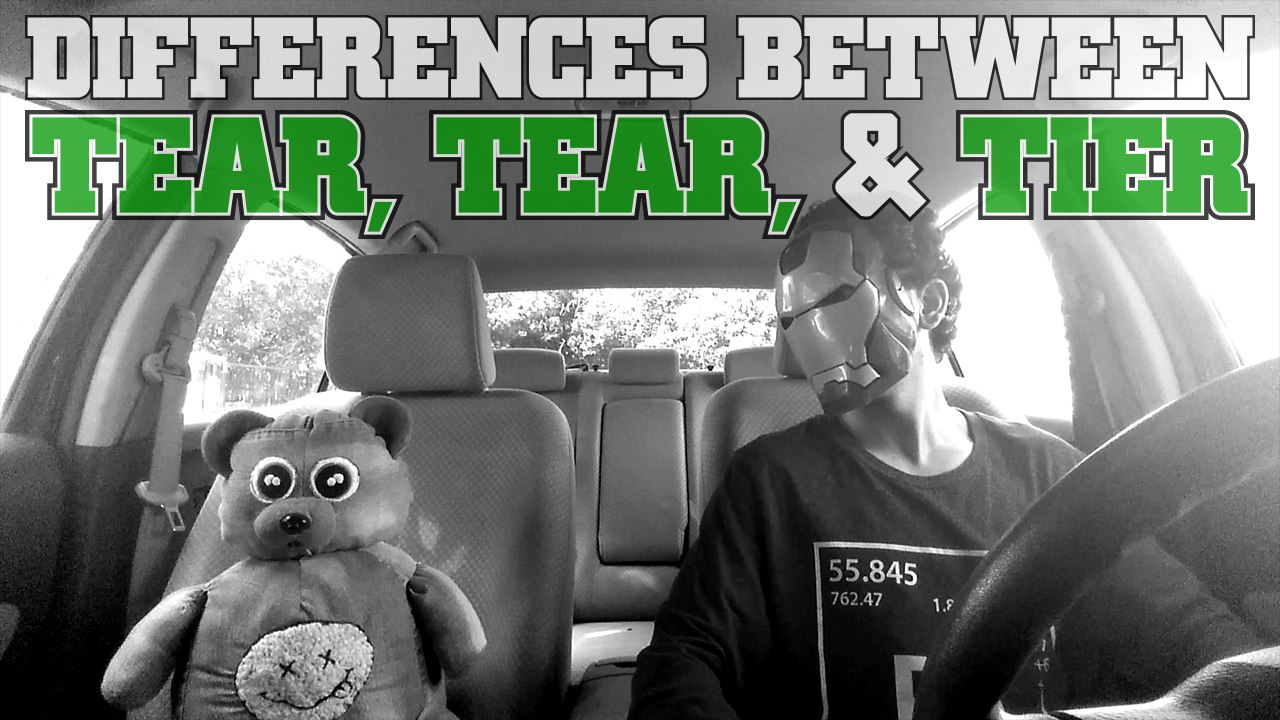 The Differences Between Tear, Tear, & Tier : Homonyms, Homophones, & Homographs