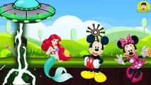 Wrong Mouth Mickey Ariel Ryder Finger Family Song Nursery Rhymes Learn Colors For Kids