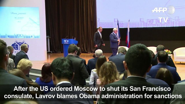 Russian FM blames Obama administration for sanctions