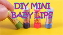 Bébé baume bricolage Comment à lintérieur lèvre lèvres faire faire mini- réal à Il miniature |