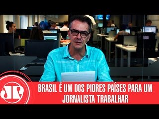 Tải video: Brasil: o terceiro pior país da América para um jornalista trabalhar | Jovem Pan