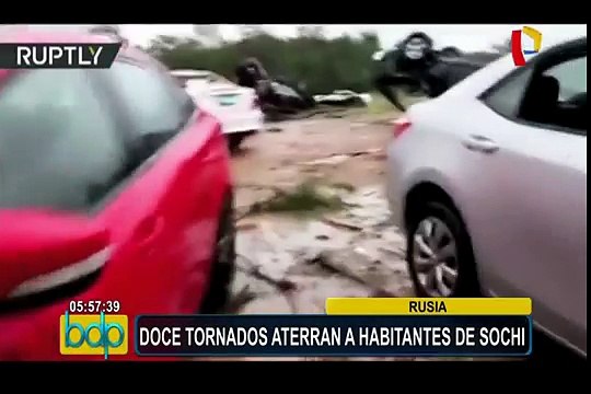 Numerosos tornados causan alarma en Rusia