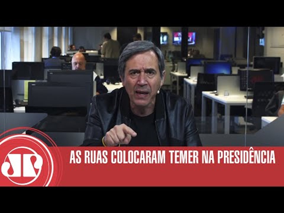 As ruas colocaram Temer na presidência | Marco Antonio Villa | Jovem Pan