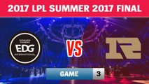 Highlights: EDG vs RNG Game 3 | Edward Gaming vs Royal Never Give Up | 2017 LPL Summer Final