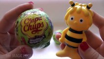 Abeja sorpresa el Abeja Maya Chupa Chups bolas con una sorpresa desembalaje juguetes Maya Chupa Chups