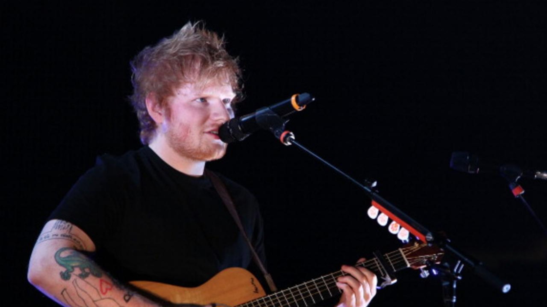 Ed Sheeran Dedicates Song to Baby Named After Him During Miami Concert | Billboard News