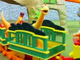 Para niños dinosaurio para Niños montaña conjunto tiempo para mi juguete tren trenes túnel vídeo 2