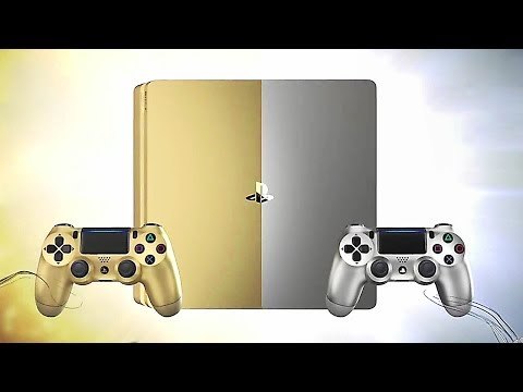 PS4 : découvrez les NOUVELLES CONSOLES Or et Argent !