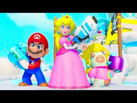 MARIO + THE LAPINS CRÉTINS Kingdom Battle GAMEPLAY : Le Fantôme de l'Opébwaaah !