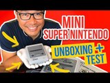 SUPER NINTENDO Classic Mini : Unboxing   Test de la Console !