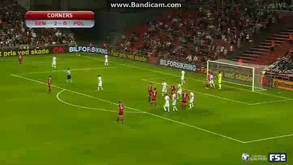 Thomas Delaney Goal Denmark 1-0 Poland 01.09.2017