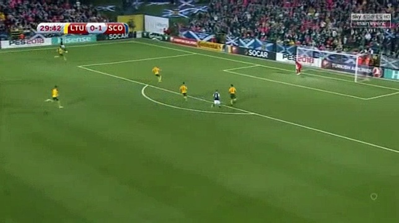 Lithuania 0-2 Scotland 01/09/2017 ROBERTSON First Goal 31' 'HD (WORLD CUP QUALIF.)