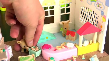 Navidad familias Niños jugar conjunto preparar juguetes Criaturas sylvanian calico unboxing