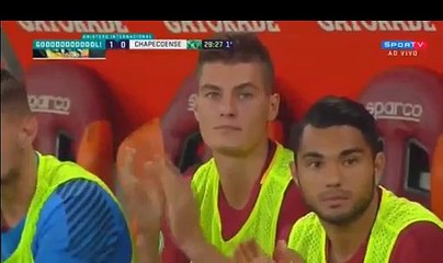 Penalty Goal Florenzi A. (1:0) AS Roma vs Chapecoense-SC