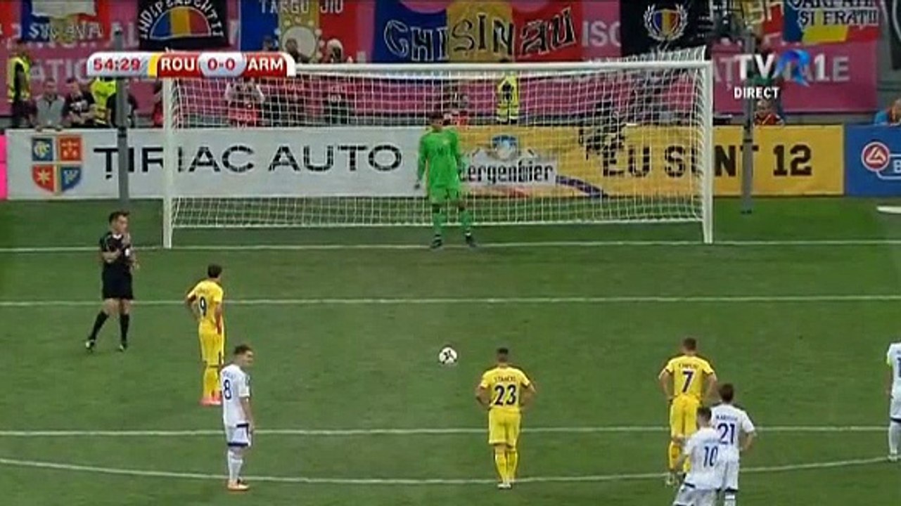 Stancu B. (Penalty missed) - Romania 0-0 Armenia 01.09.2017