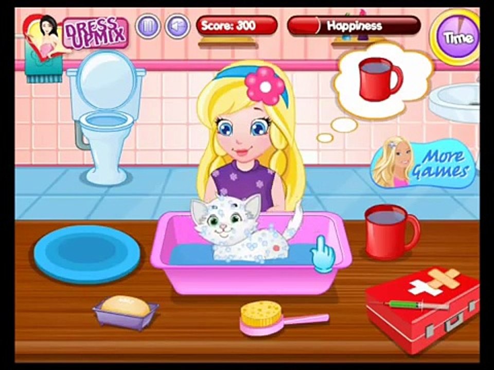 Bébé pour Jeu des jeux enfants minou vidéo blanc Sofias amusant-bébé jeux-soins jeux-animal