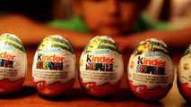 Pâques édition des œufs domestiques déballage Kinder surprise 3 2016