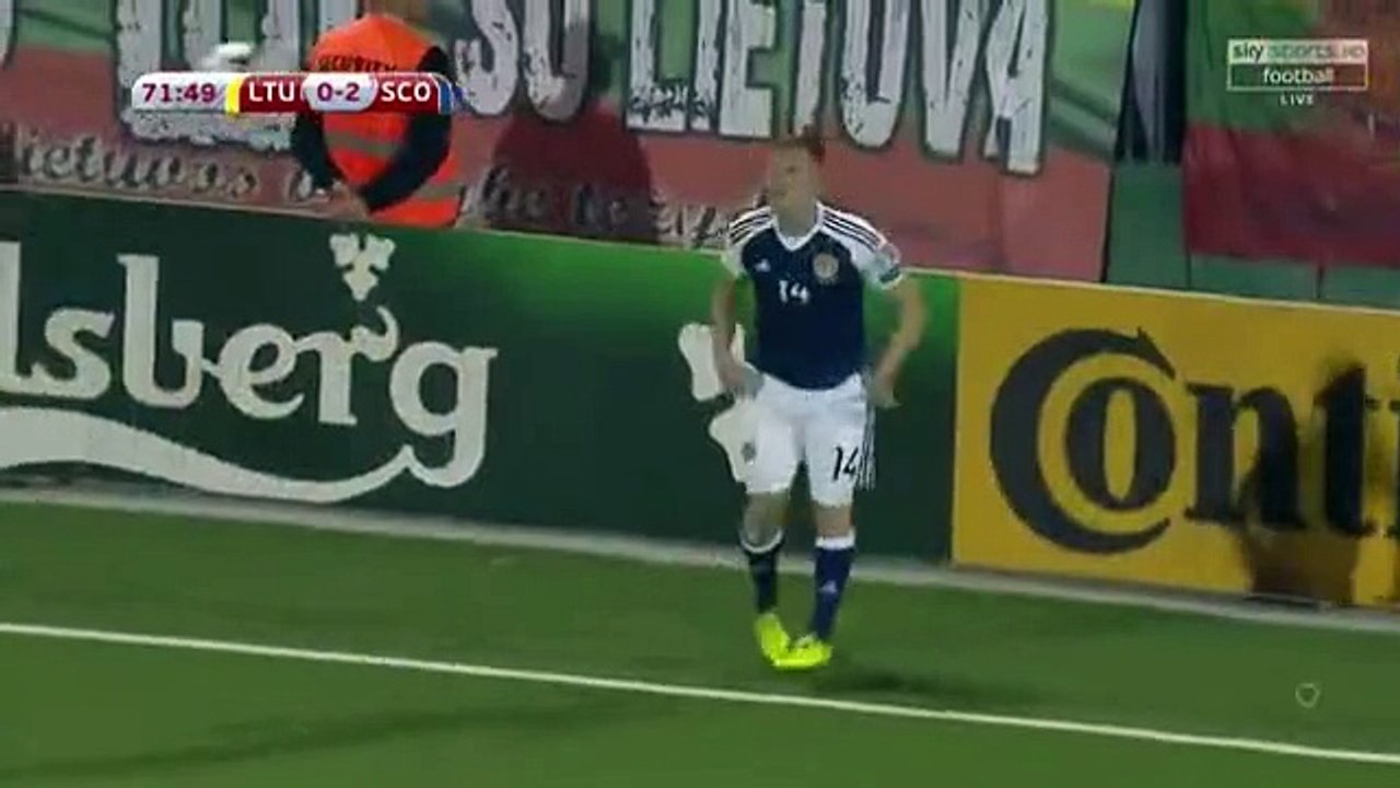 James McArthur Goal HD - Lithuania	0-3	Scotland 01.09.2017