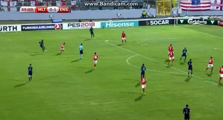 R.BERTRAND SUPER GOAL MALTA 0 - 2 ENGLAND 01.09.2017 HD