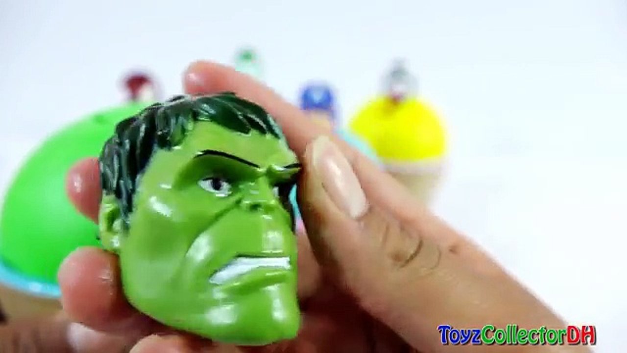 Играть-DOH супергерой лед крем Ковши Узнайте цвета сюрприз Яйца палец Семья питомник рифма