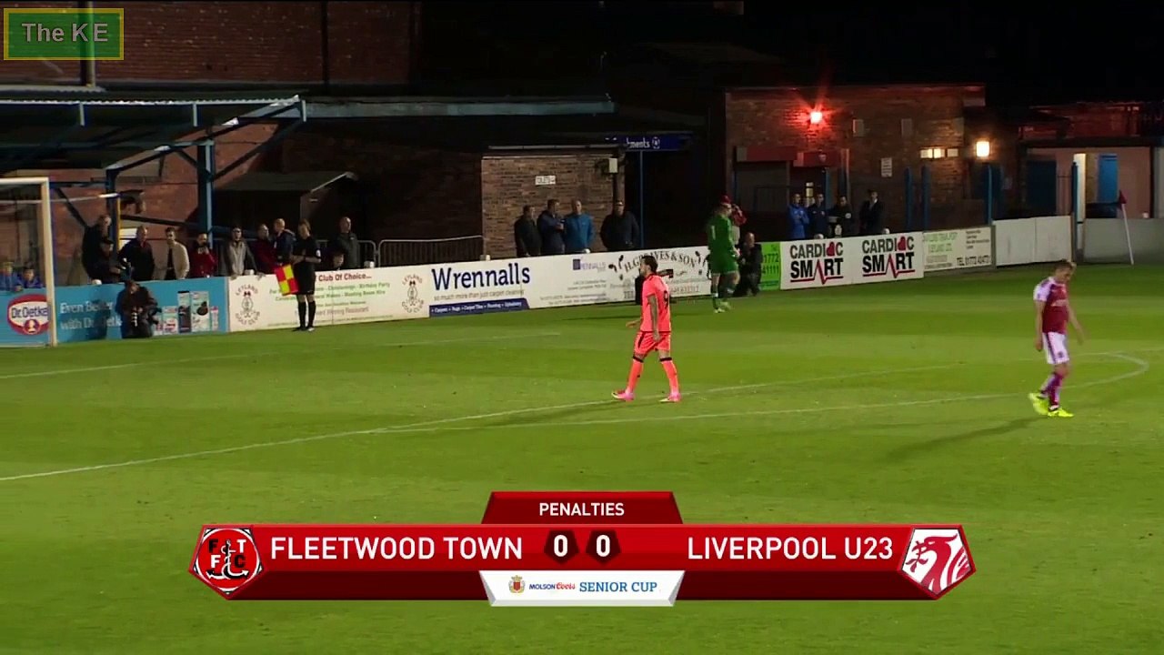 LFC v Fleetwood Town Penalty shootout